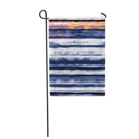 LADDKE Watercolor Pattern Abstract Landscape Brush Digital Natural Creative Contemporary Garden Flag Decorative Flag House Banner 28x40 inch