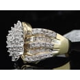 thumbnail image 1 of LADIES 10K YELLOW GOLD 1C BAGUETTE DIAMOND CLUSTER RING, 1 of 9