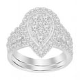 thumbnail image 1 of LADIES BRIDAL SET 1.00CT ROUND DIAMOND 14K WHITE GOLD, 1 of 1