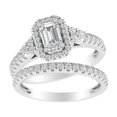 thumbnail image 1 of Bellano Women's Bridal Set 1.25Ct Round Diamond 14K White Gold, 1 of 1