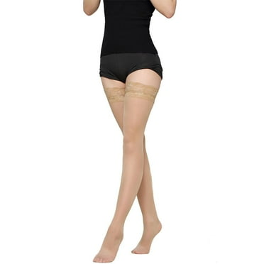 LADIES GIRLS HOLD UPS STOCKINGS OVER KNEE THICK SOCKS FANCY DRESS Skin