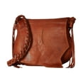 thumbnail image 1 of Scully B182-HB-ONE Canyon Muse Leather Saddle Bag Womens Handbag - One Size, 1 of 5