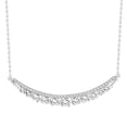 thumbnail image 1 of Bellano Women's Necklace 0.75Ct Round Diamond 14K White Gold, 1 of 1