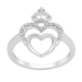 thumbnail image 1 of Bellano Women's Ring 0.15CT Round Diamond 10K White Gold, 1 of 1