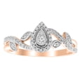thumbnail image 1 of Bellano Women's Ring 0.25CT Round Diamond 10K Rose Gold, 1 of 1