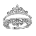thumbnail image 1 of Bellano Women's Ring 0.25CT Round Diamond 14K White Gold, 1 of 1