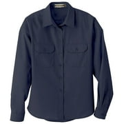 LADIES SOIL RELEASE LONG SLEEVE BROADCLOTH SHIRT - North End