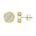 thumbnail image 1 of Bellano Women's Stud Earrings 1.00CT Round Diamond 10K Yellow Gold, 1 of 1