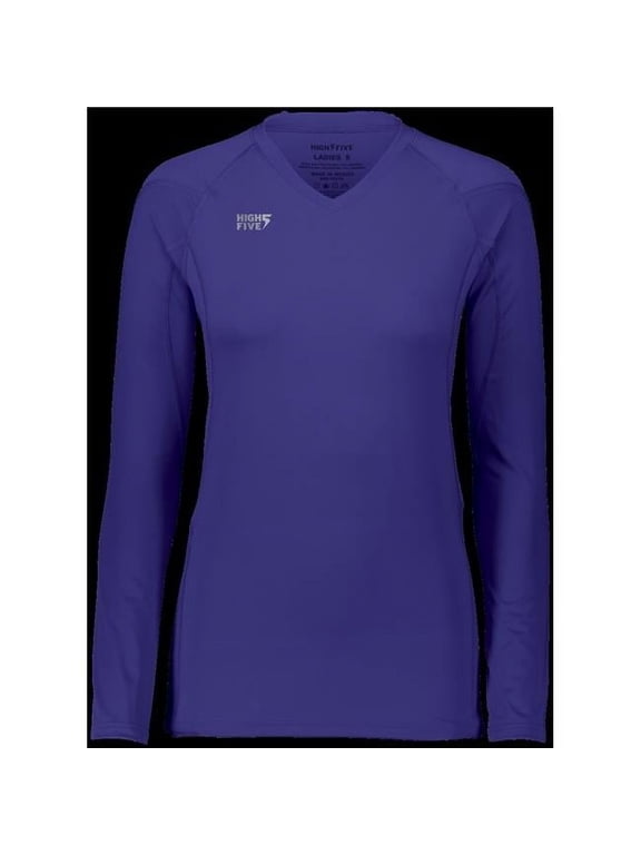 LADIES TRUHIT LONG SLEEVE JERSEY, M, PURPLE (HLW)
