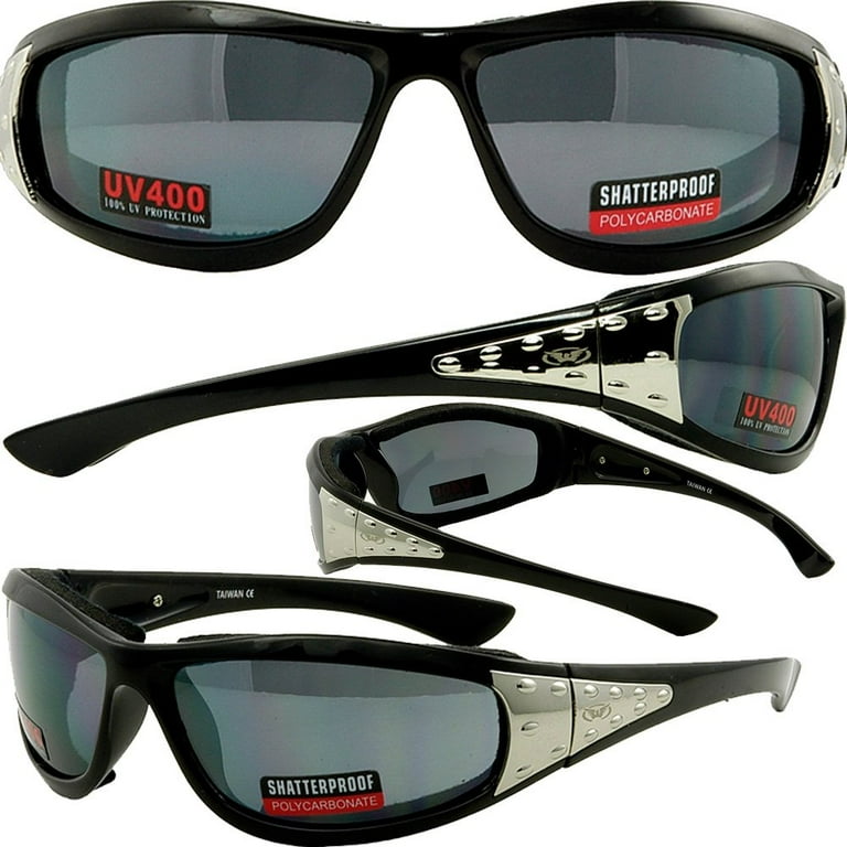 LADIES WOMEN CHICK MOTORCYCLE GOTH CHICK GLASSES SUNGLASSES SMALL FACE HAS UV400 Filter for Maximum UV Protection Scratch Resistant Coating and