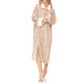 thumbnail image 1 of LADIES ZIP UP PLUSH ROBE, 1 of 3