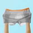 thumbnail image 1 of LADIGASU Men Ice Silk Loose Frivolous Breathable Elastic Exercise Home Flat Angle Underpants, 1 of 4
