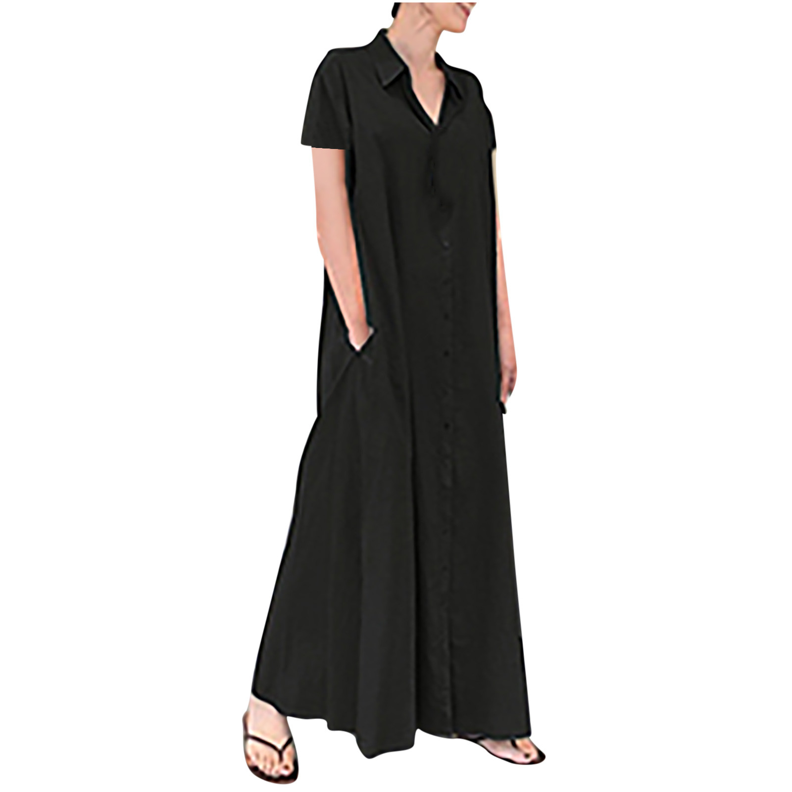 LADIGASU Dresses for Women 2024 Fashion Women's Casual Sexy Round Neck ...