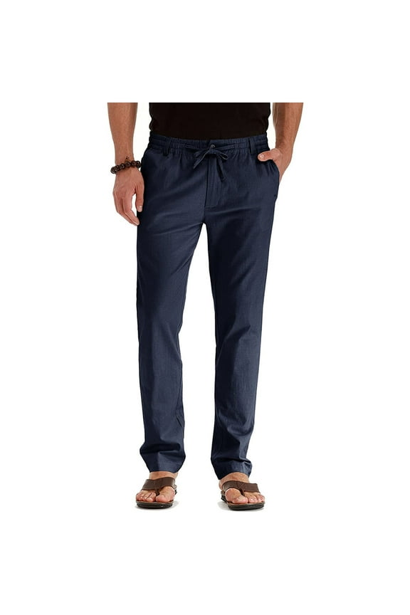 Up to 60% Off Men's Lightweight Pants with Zipper Pockets Quick Dry Workout Athletic Travel Pants