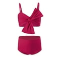 LADIGASU Swim Suits for Women 2025,Swimwear ParentChild Outfit Mother Daughter Swimsuit Set