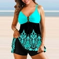 LADIGASU Swim Suits for Women 2025,Women's Split Threepiece Printed