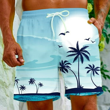 LADIGASU Up to 60% Off Mens Swim Trunks with Compression Liner Inseam Mens Bathing Suit Quick Dry Mens Swimming Trunks Swimsuit