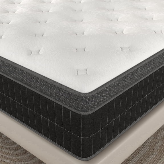 Yilicy 12 inch Twin Mattress,Hybrid Mattresses Medium Firm in a Box
