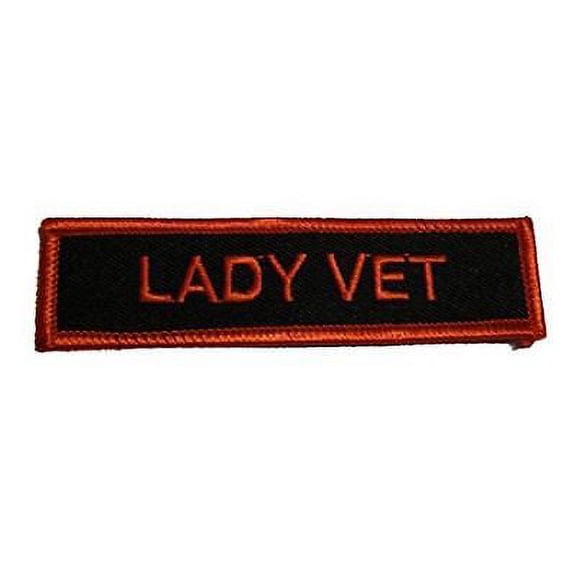 LADY VET PATCH FEMALE COMBAT WAR WOMAN