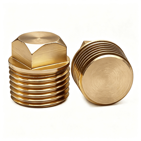 LADYGYM 1/2 Inch Npt Solid Brass Boat Drain Plug, Leak-Resistant Saltwater Corrosion Resistant Marine Garboard Plug for Most Boat Hulls, Transom, Powerboats and Deck Boats (2)