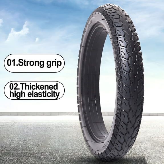 LADYGYM 14x2.125 Solid Rubber Tire, Puncture Proof Inflation Free Replacement for Electric Scooter, E-Bike, Mobility Scooter, Mini Bike, Durable Non-Pneumatic Wheel
