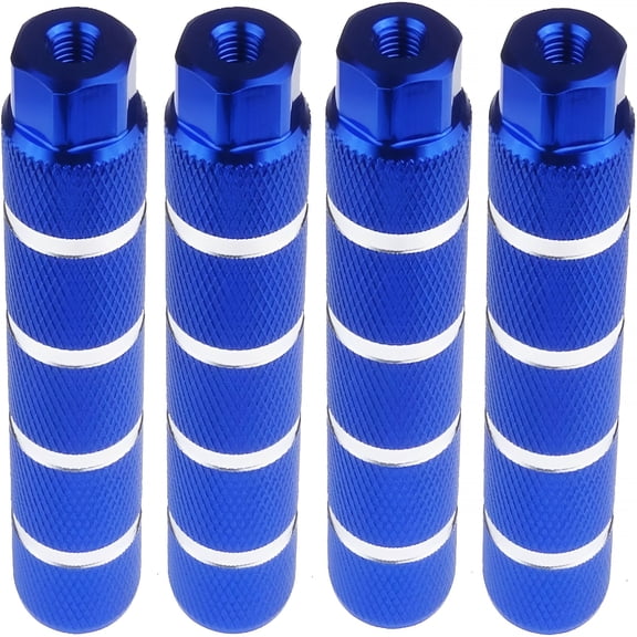 LADYGYM 2 Pairs Aluminum Alloy Bike Pegs for Mountain Bike Cycling Rear Stunt Pegs Fit 3/8 Inch Axles