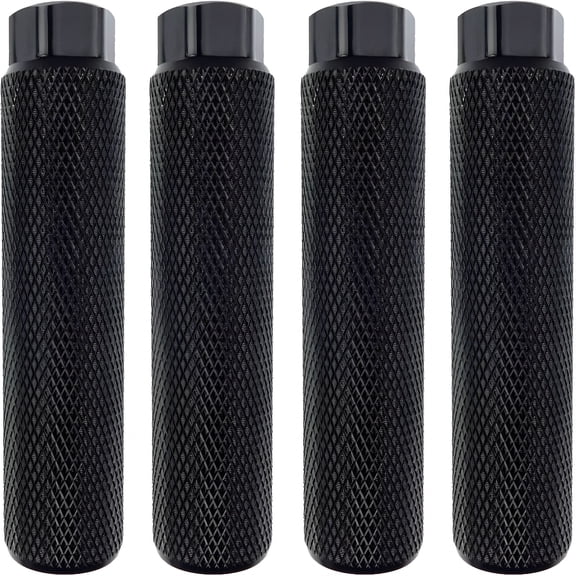 LADYGYM 2 Pairs Aluminum Alloy Bike Pegs for Mountain Bike Cycling Rear Stunt Pegs Fit 3/8 Inch Axles