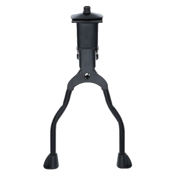 LADYGYM 2026 New 1Pc Double Leg Mtb Holder Bike Kickstand Parking Rack Mountain Bike Support Side Kick Stand Foot Brace for Mountain Biking,Commuting,Trail Riding,Urban Cycling,Leisure (Black)