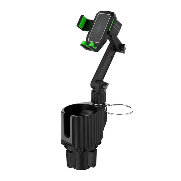 LADYGYM 2026 New 3 in 1 Cup Holder Expander for Car,360 Rotation Cup Holder Extender with Adjustable Base,Phone Mount Compatible for Iphone//All Smartphones for Cars,Trucks,Suvs