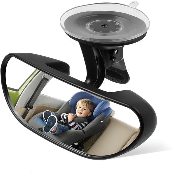 LADYGYM 2026 New Adjustable Baby Car Backseat Mirror Universal Rear View Child Safety Mirror Car Seat Rear Facing Mirror for Driving,Baby Monitoring,Car Safety,Road Trips,Peace of Mind