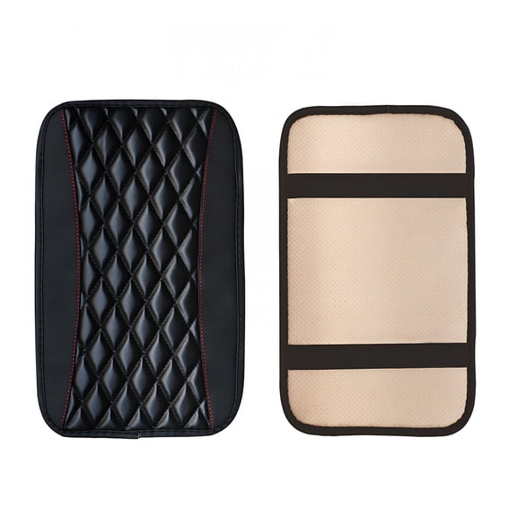 LADYGYM 2026 New Car Center Console Cushion Pad,Universal Leather Waterproof Armrest Seat Box Cover Protector,Car Center Console Cover for Most Vehicles,Suvs,Trucks,Cars