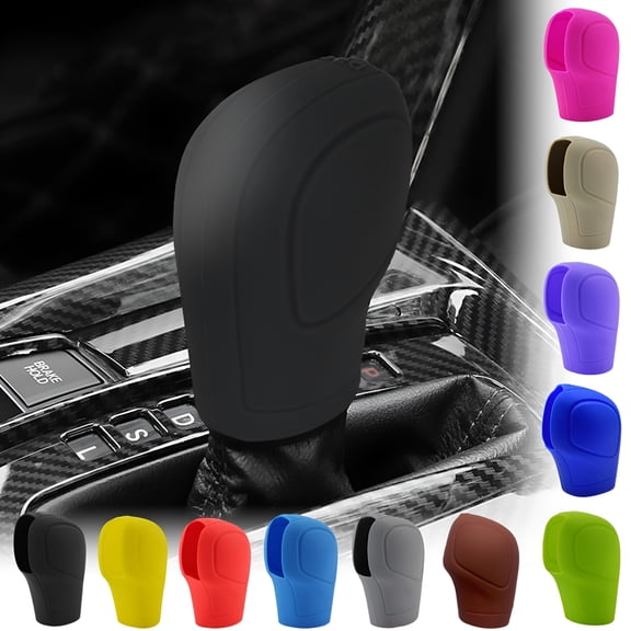 LADYGYM 2026 New Car Gear Shifter Knob Cover,Elastic Car Automatic Shifter Protector Cover,Universal Anti-Slip Auto Knob Gear Stick Protector Vehicle Accessories for Cars,Suvs