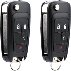 LADYGYM 2026 New Car Key Fob Keyless Entry Remote Flip Fits 2010-2017 Chevy Equinox,Sonic,Trax,Terrain,Set of 2 for Car Access,Remote Locking,Key Replacement,Vehicle Security,Convenience