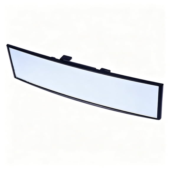 LADYGYM 2026 New Car Rear View Mirror Wide Angle Panoramic Anti-Dazzling Interior Rearview Mirror Large Vision 300X75Mm Curved Mirror for Car,Suv,Truck(White)