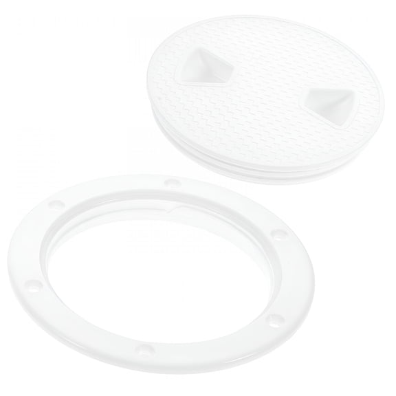 LADYGYM 2026 New Circular Non-Slip 4 Inch Marine Access Hatch Cover Splashproof Boat Deck Plate Boat Accessory for Yacht and Kayak Inspection
