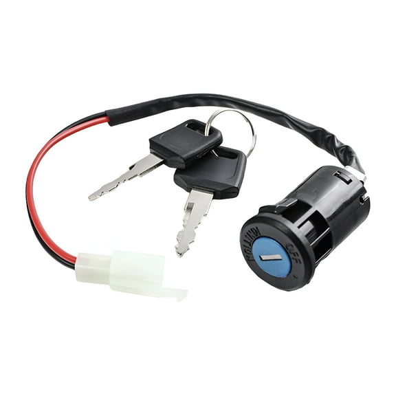 LADYGYM 2026 New Generic Ignition Switch with Keys 2 Pins High Performance Ignition Starter on Off Switch for Motorcycle Moped Scooter Atv for Replacement,Repair,Maintenance,Vehicle Upgrade