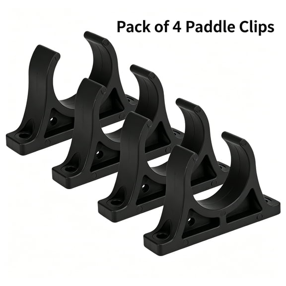LADYGYM 2026 New Pack of 4 Kayak Paddle Clips Paddle Oar Holder Clips Keeper for Kayak Canoe Rowing Boat