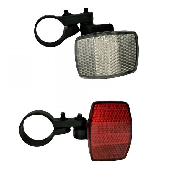 LADYGYM 2026 New Red White Bike Handlebar Reflector Back Light Replacement Night Riding Warning Reflector Cycling Rechargeable Bike Tail Light Fold Bikes for Adults Dirt Bike Light Orange