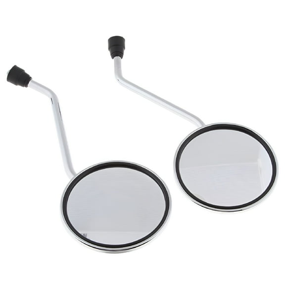 LADYGYM 2026 New Round Rear View Side Mirrors for Motorcycle Cruiser Chopper Atv Scooter 10Mm,For Motorcycle Safety,Scooter Use,Atv Riding,Vehicle Upgrades,Rearview Visibility.