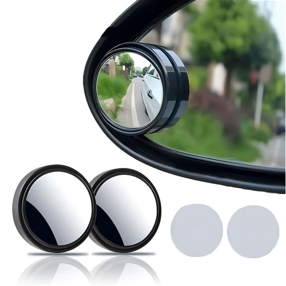 LADYGYM 2026 New Small Round Mirror Rear View Mirror for Car-Rearview Mirror Car Reverser Blind Aid 360 Degree Reflector Adjustable Wide Angle Hd Paste for Car,Truck,Suv,Van