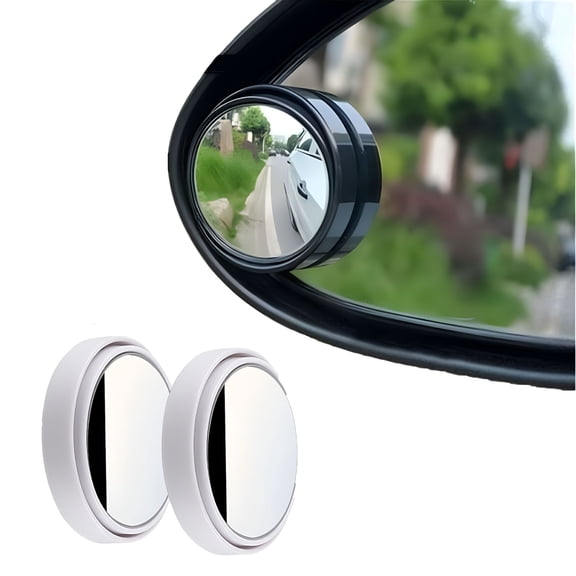 LADYGYM 2026 New Small Round Mirror Rear View Mirror for Car-Rearview Mirror Car Reverser Blind Aid 360 Degree Reflector Adjustable Wide Angle Hd Paste