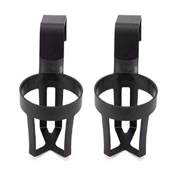 LADYGYM 2Pcs Car Cup Holder, Window Mounted Drink Holder with Space-Saving Design, Easy Install Auto Beverage Storage for Cars and Trucks, Black