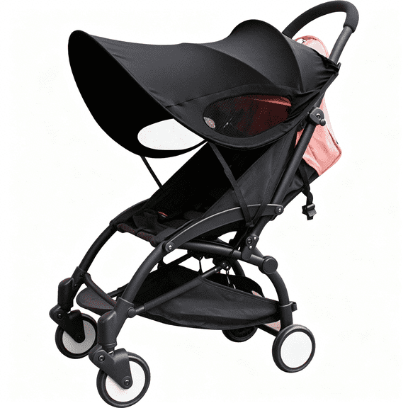 LADYGYM Baby Stroller Sun Protection Shade for Strollers Car Seats Pram Pushchair Buggy Stroller Sunshade Parasol Sun Rain Shades Canopy Cover Awning Anti-UV Toddlers Strollers Canopy Sunshade