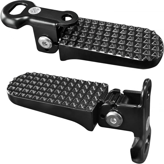 LADYGYM Bike Rear Pedals,Mini Folding Bicycle Foot Pegs,Rear Seat Footrest Pedals for Mountain Bike