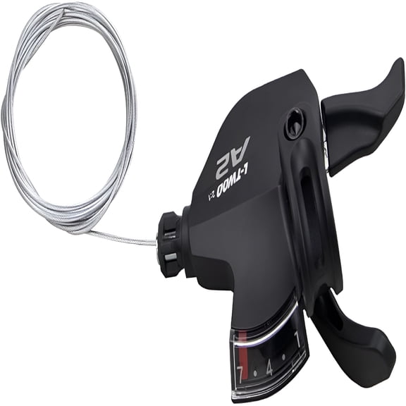 LADYGYM Bike Shifter Lever 7 Speeds Right Thumb Gear Shift Lever for Mountain Bicycle
