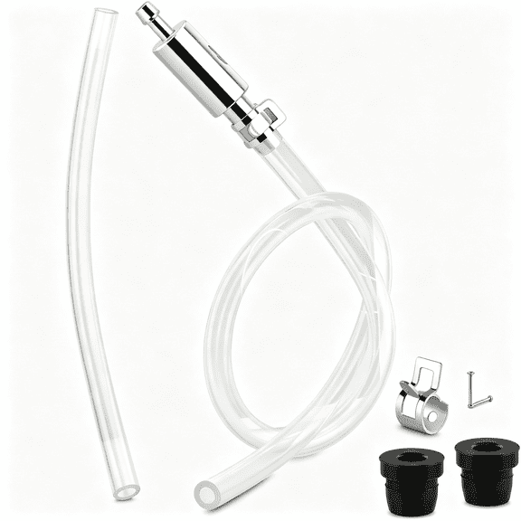 LADYGYM Brake Bleeder Kit with Hose,One Way Check Valve for Cars & Bikes,One Way Check Valve,2 Brake Bleeder Hoses,Prevents Fluid Backflow,Easy Brake Maintenance,Fits Cars,Motorcycles & Bikes