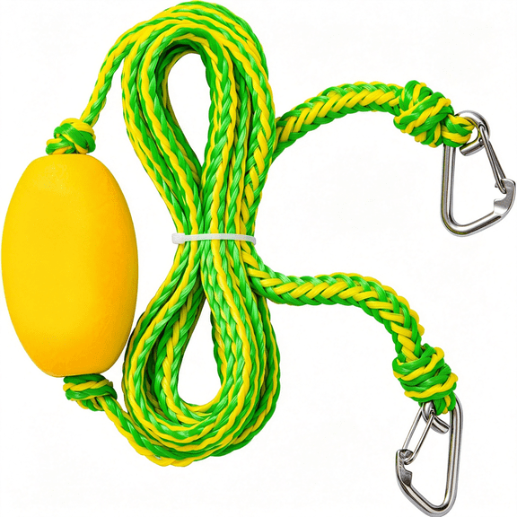 LADYGYM Floating Kayak Tow Rope with Clips \U2013 Quick Connect Rescue Line for Kayaks, Jet Ski Anchor Rope \U2013 Towing Rope for Tying Kayaks Together, Kayak Accessories, 20Ft