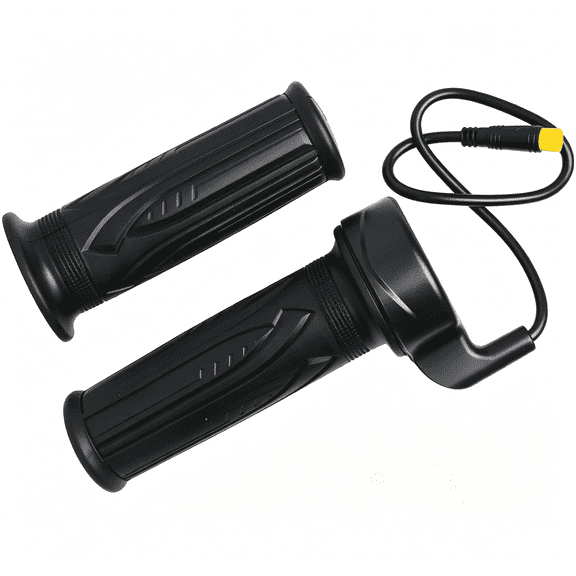 LADYGYM Full Twist Throttle Grip,12V-72V Electric Bike Throttle,Waterproof Twist Throttle for ,Scooter,Motorcycle&Powersports,With Waterproof Connector
