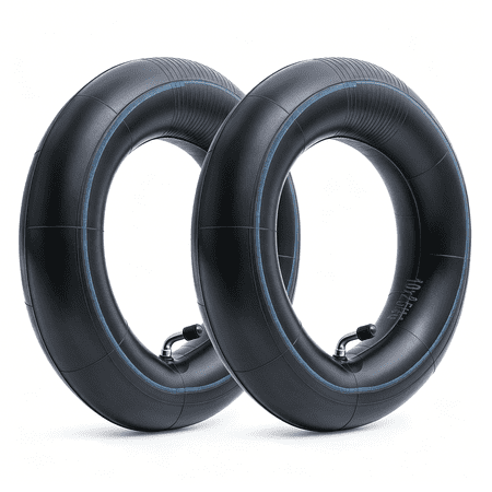 LADYGYM Heavy-Duty 10x2.5/3.0 Inner Tube (2.0mm Thick) 10 Inch Tire Tubes with Bent Valve Replacement for 10x2.50, 10x2.75, 10x3.0, 90/65-6, 255x80, 80/65-6 Electric Scooter Tires