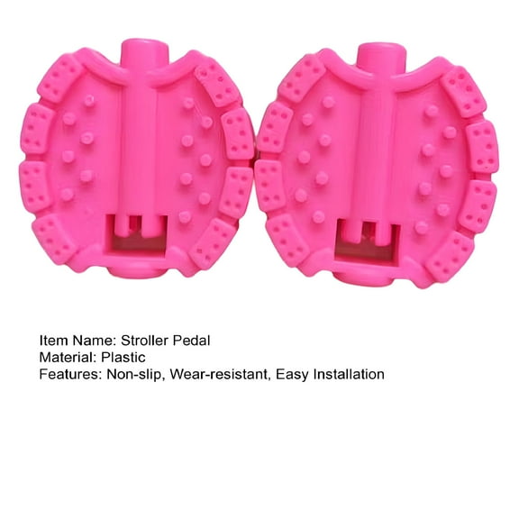 LADYGYM Kids Bicycle Replacement Pedals Non-Slip Plastic Pedals for Tricycle Stroller